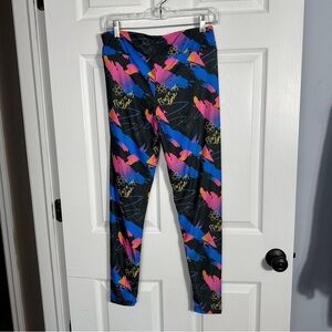 A Goofy Movie PowerLine leggings, size M, Disney, multicolor, stretch